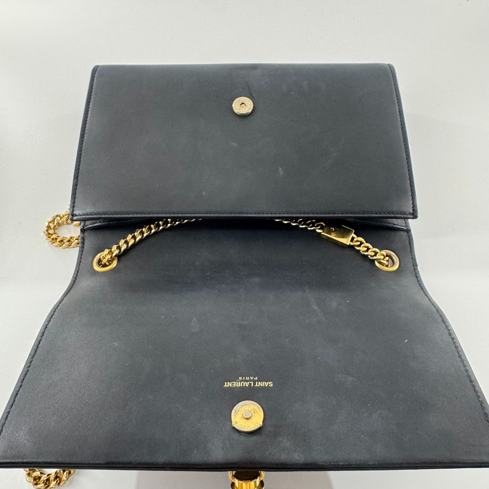 Saint Laurent Kate Tassel Envelope Bag Leather Black - view 2