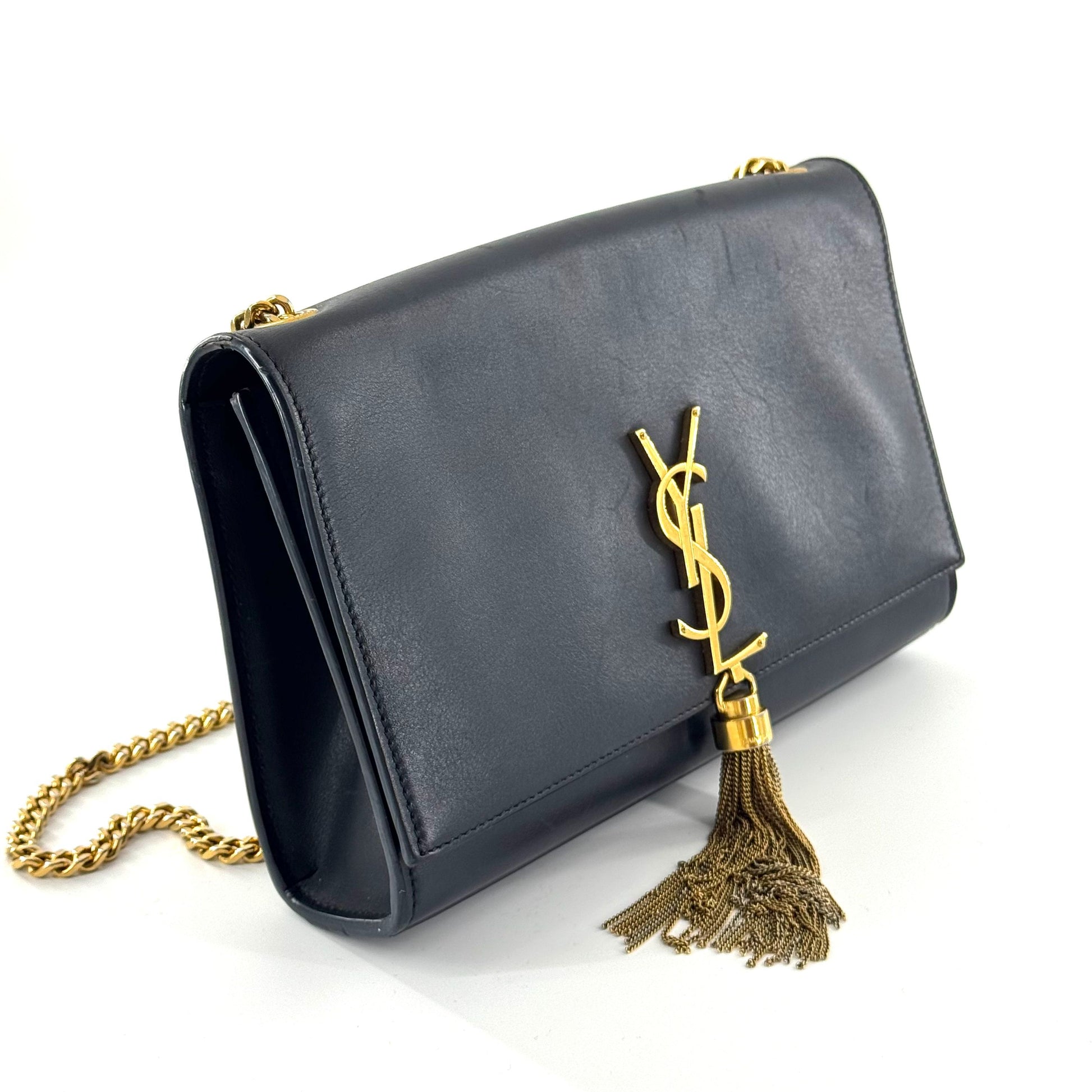 Saint Laurent Kate Tassel Envelope Bag Leather Black - view 5
