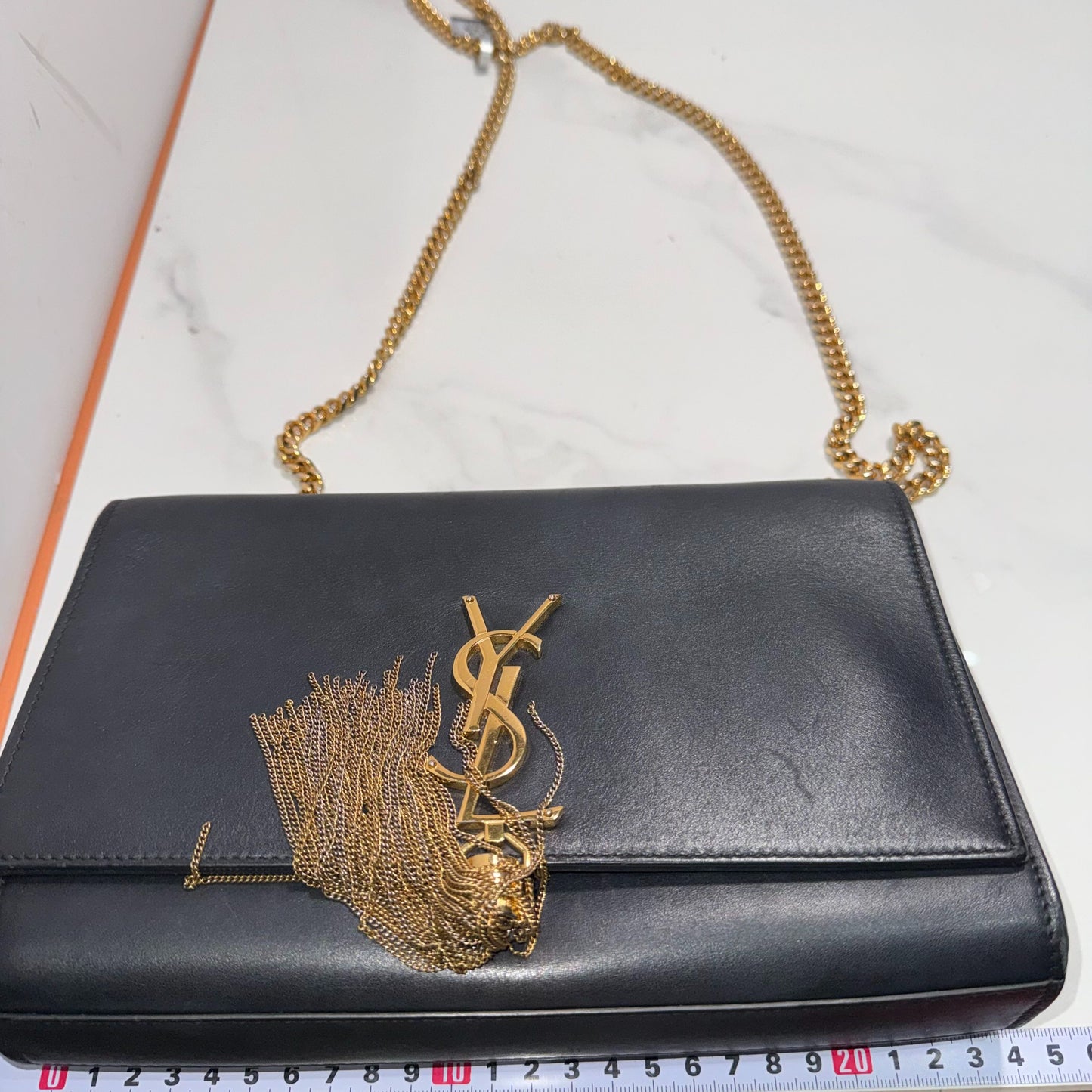 Saint Laurent - Kate Tassel Envelope Bag - Leather - Black - (Medium)