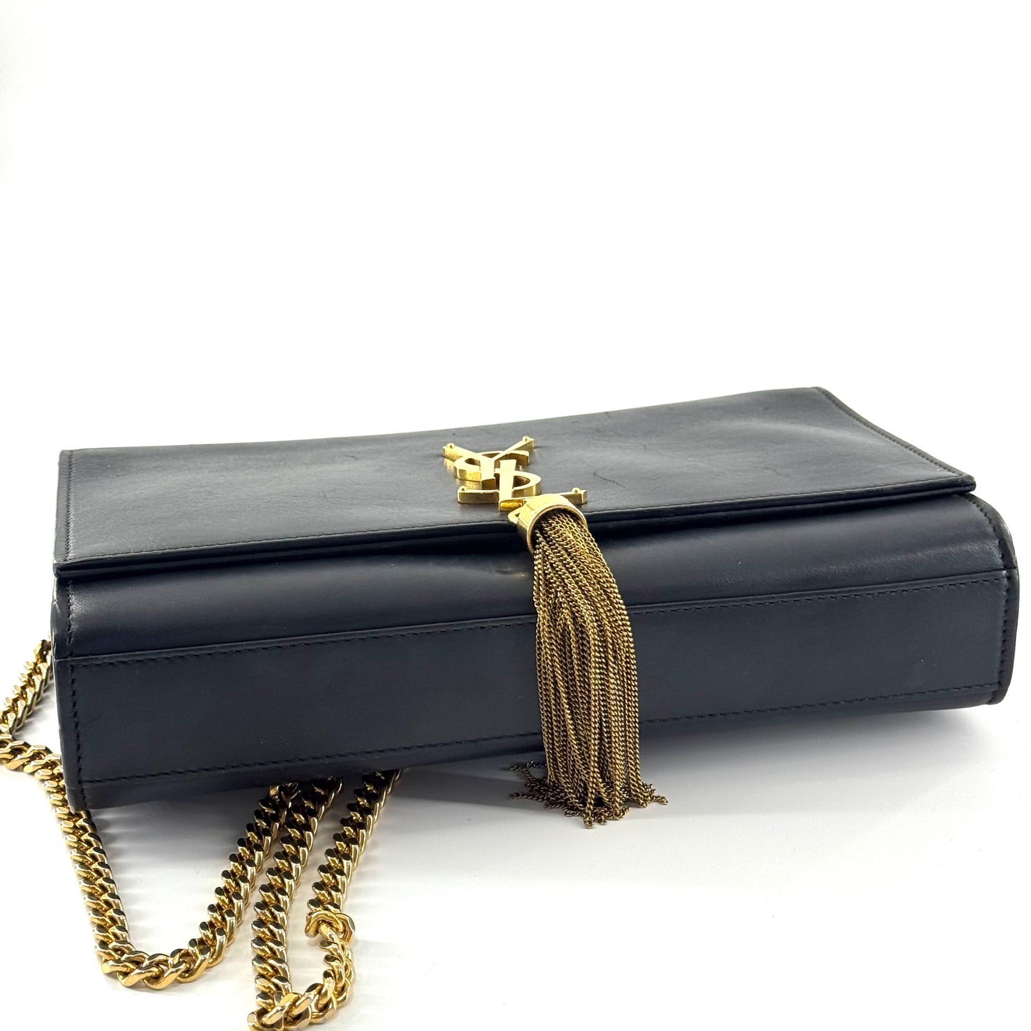 Saint Laurent - Kate Tassel Envelope Bag - Leather - Black - (Medium)