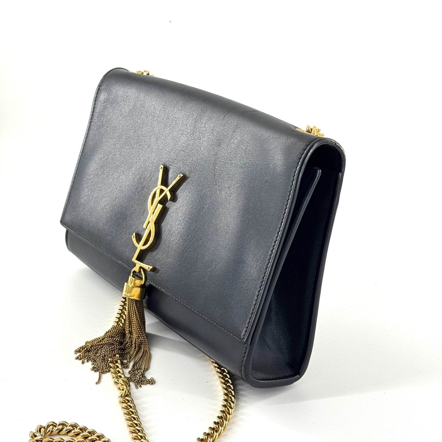 Saint Laurent - Kate Tassel Envelope Bag - Leather - Black - (Medium)