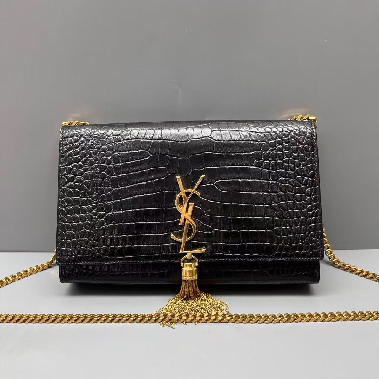 Saint Laurent - Kate Tassel - Leather - Black - (mini)