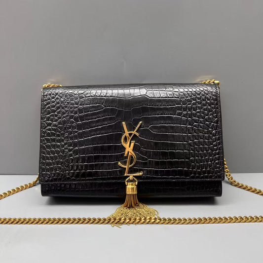 Saint Laurent - Kate Tassel - Leather - Black - (mini)