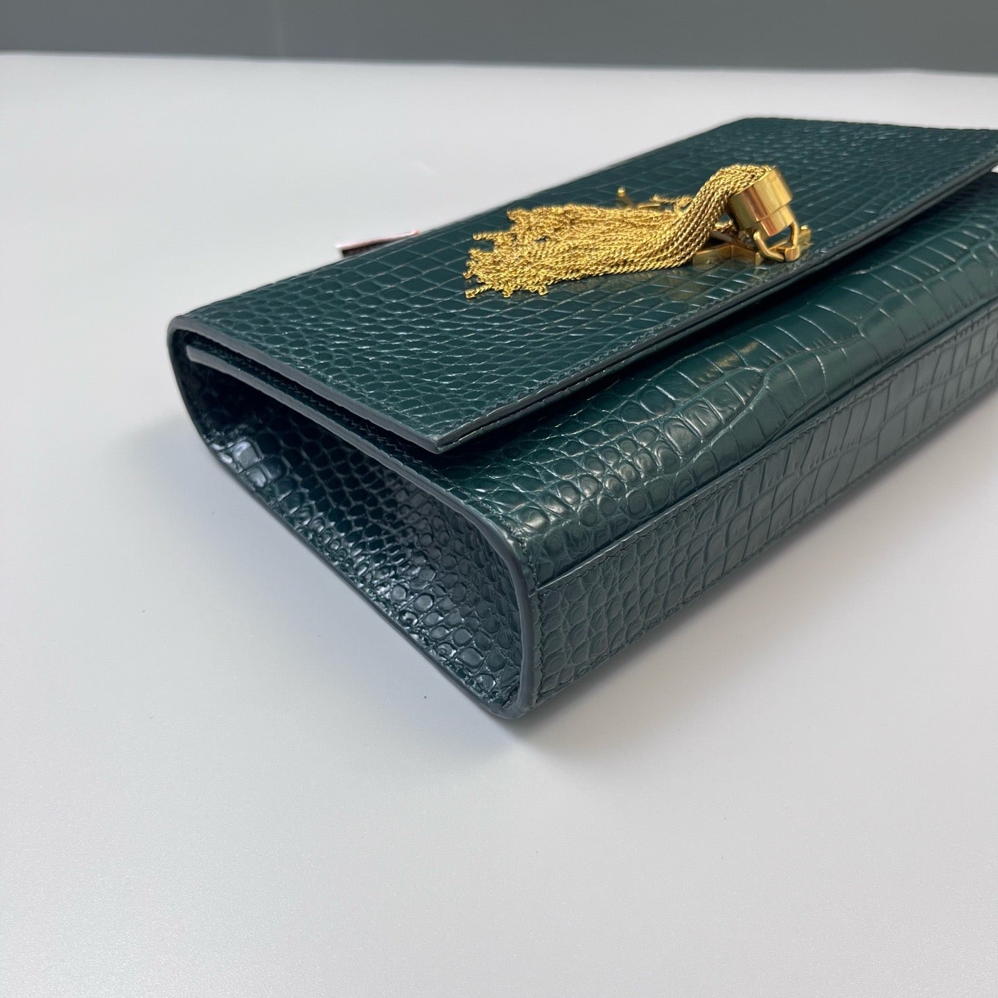 Saint Laurent - Kate Tassel - Leather - Green - (small)