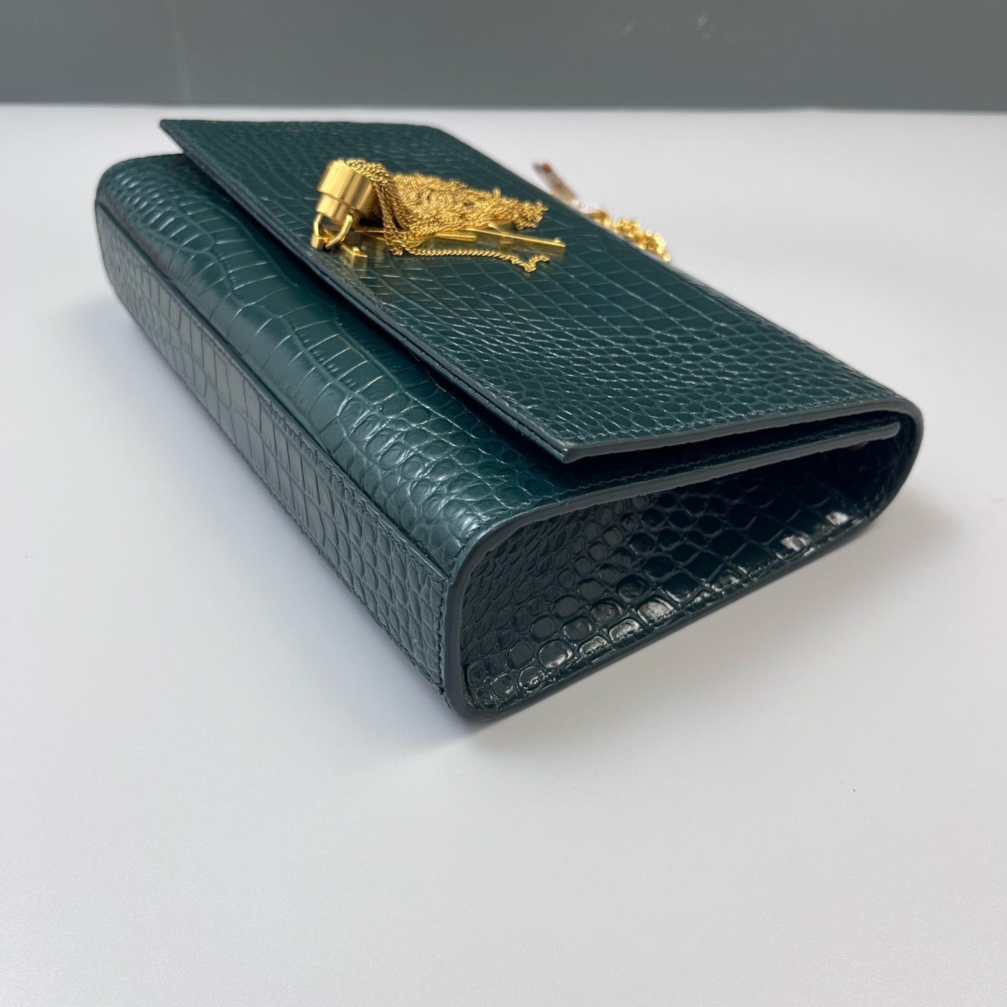 Saint Laurent - Kate Tassel - Leather - Green - (small)
