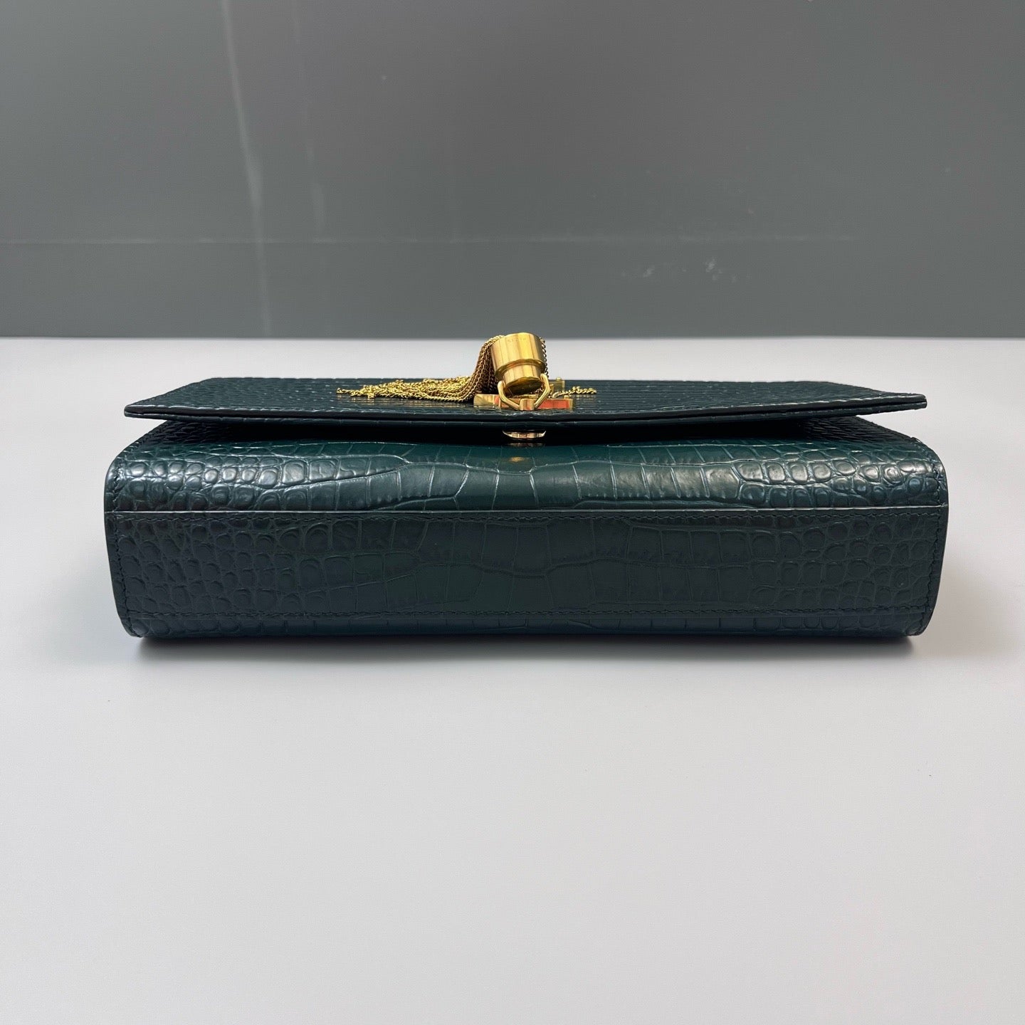Saint Laurent - Kate Tassel - Leather - Green - (small)