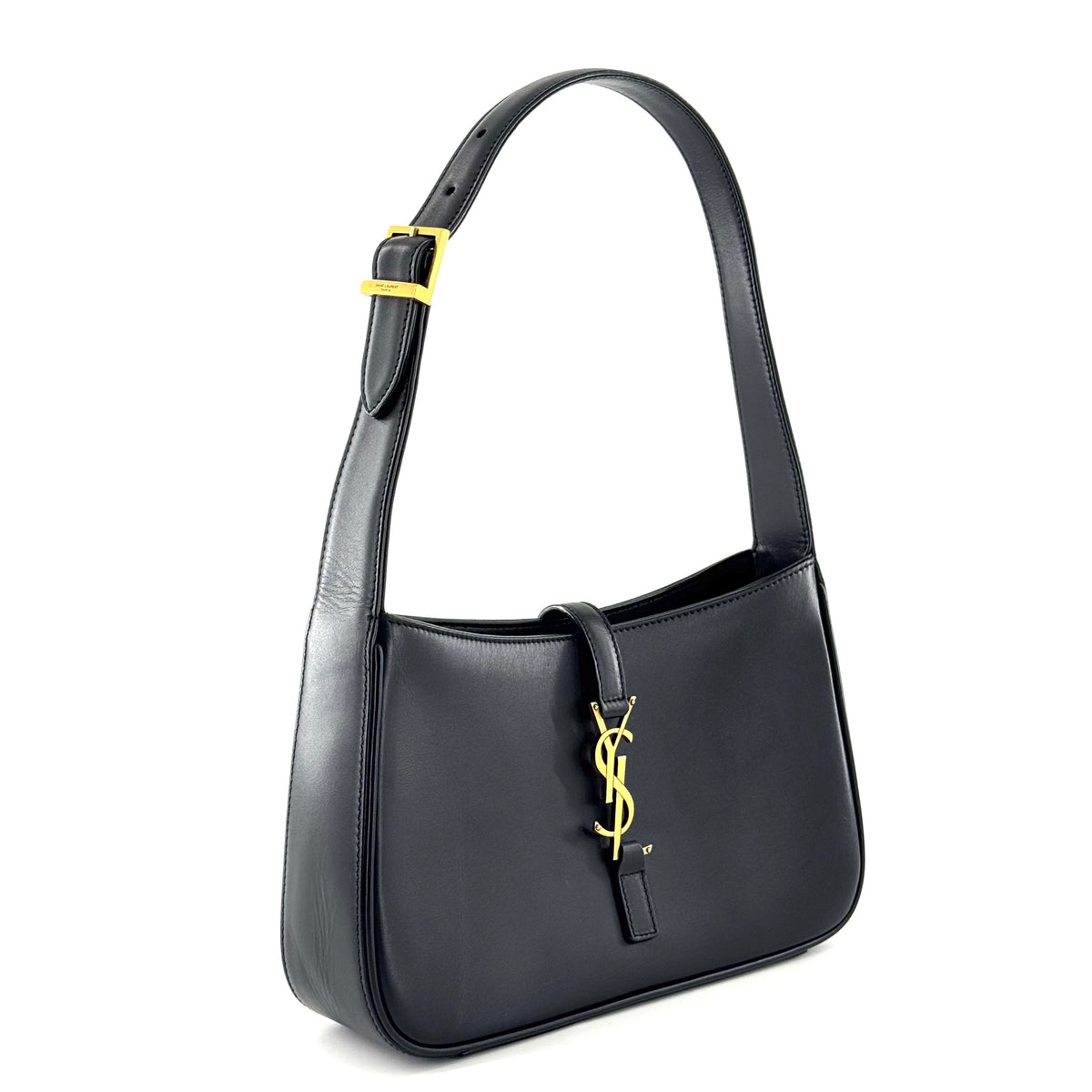 Saint Laurent - Le 5 a 7 Hobo Bag - Leather - Black - (Small)