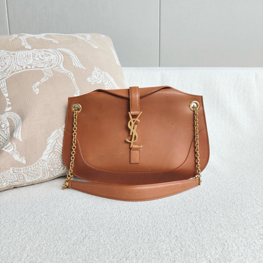 Saint Laurent - LE 5 À 7 Hobo Bag - Smooth calfskin leather - Caramel - (Medium)