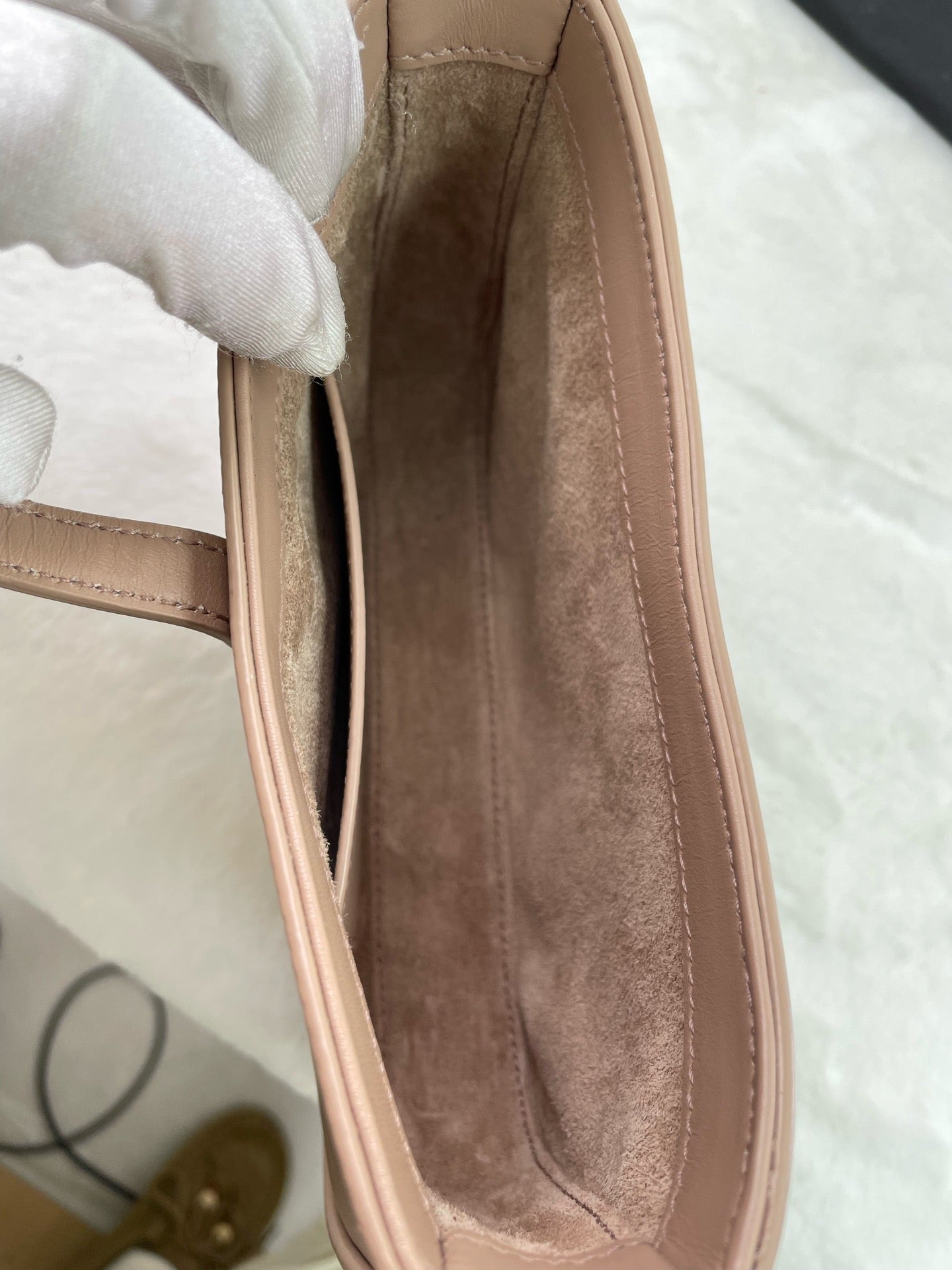 Saint Laurent - Le 5 A 7 - Leather - Beige - (mini)