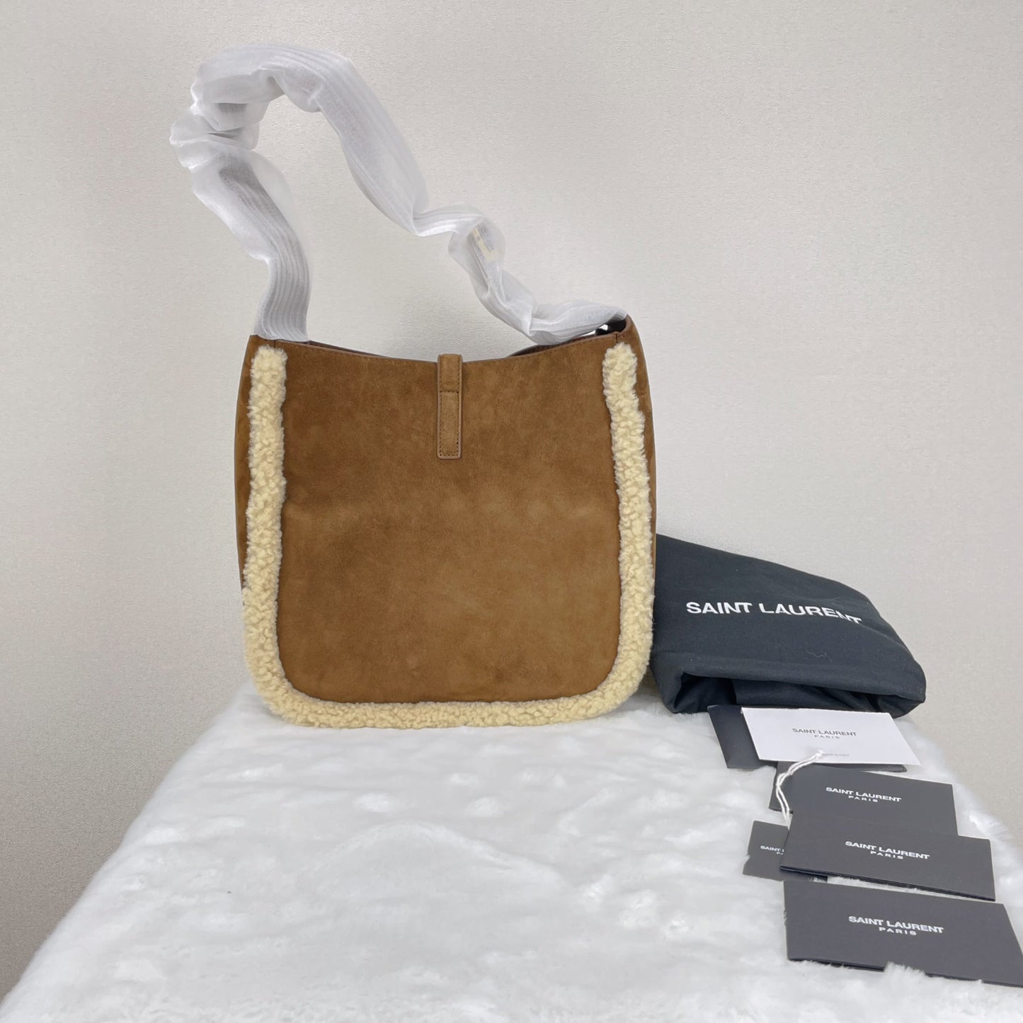 Saint Laurent - LE 5 À 7 - Leather - Brown - (small)