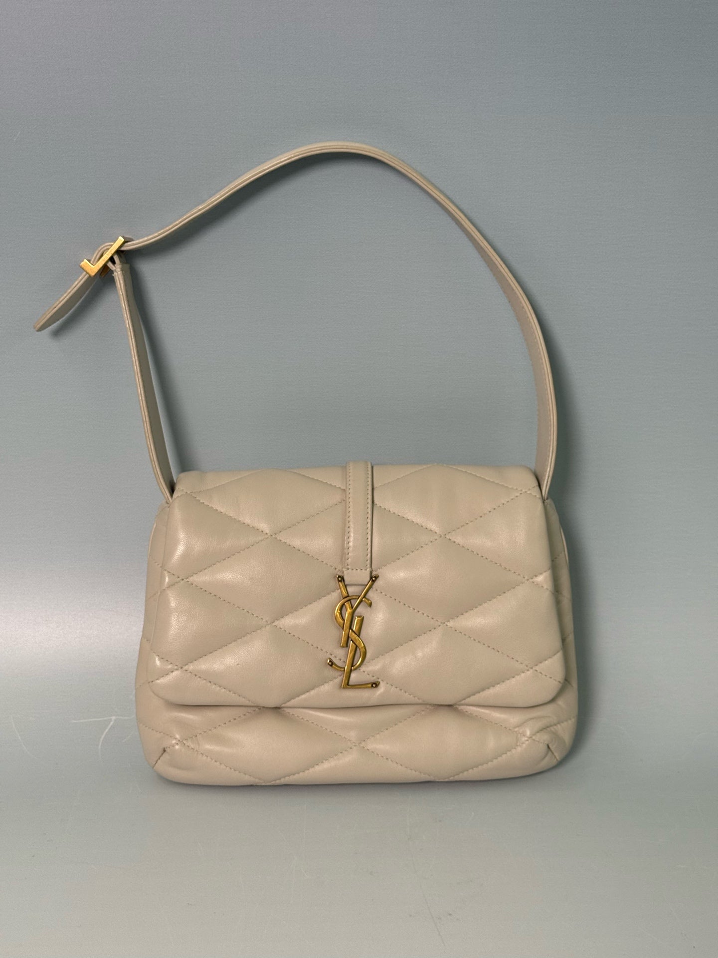 Saint Laurent - LE 5 à 7 - Leather - White - (medium)