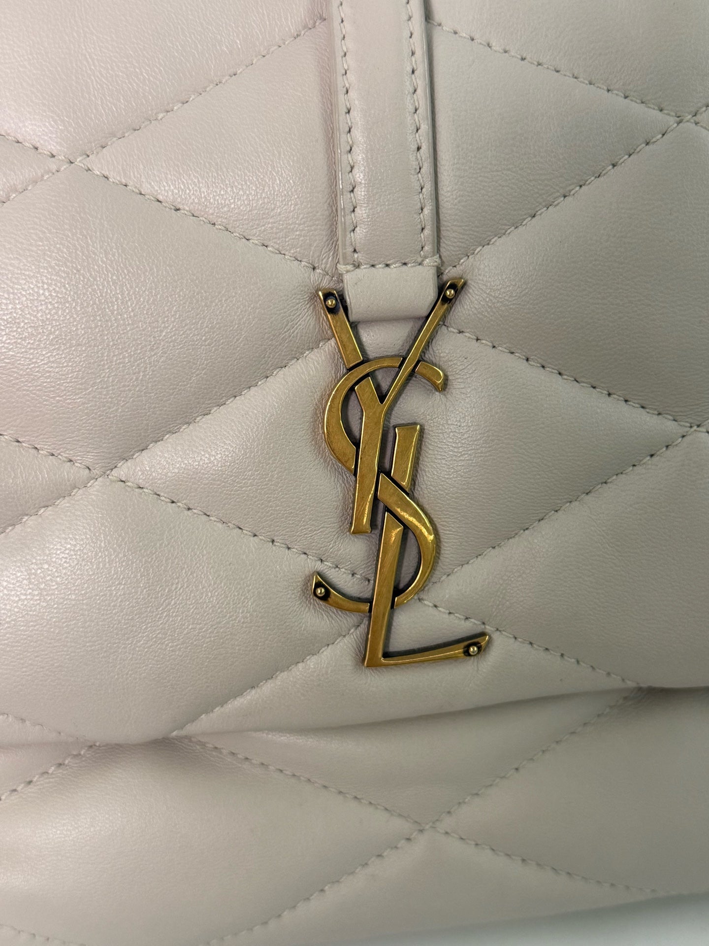 Saint Laurent - LE 5 à 7 - Leather - White - (medium)