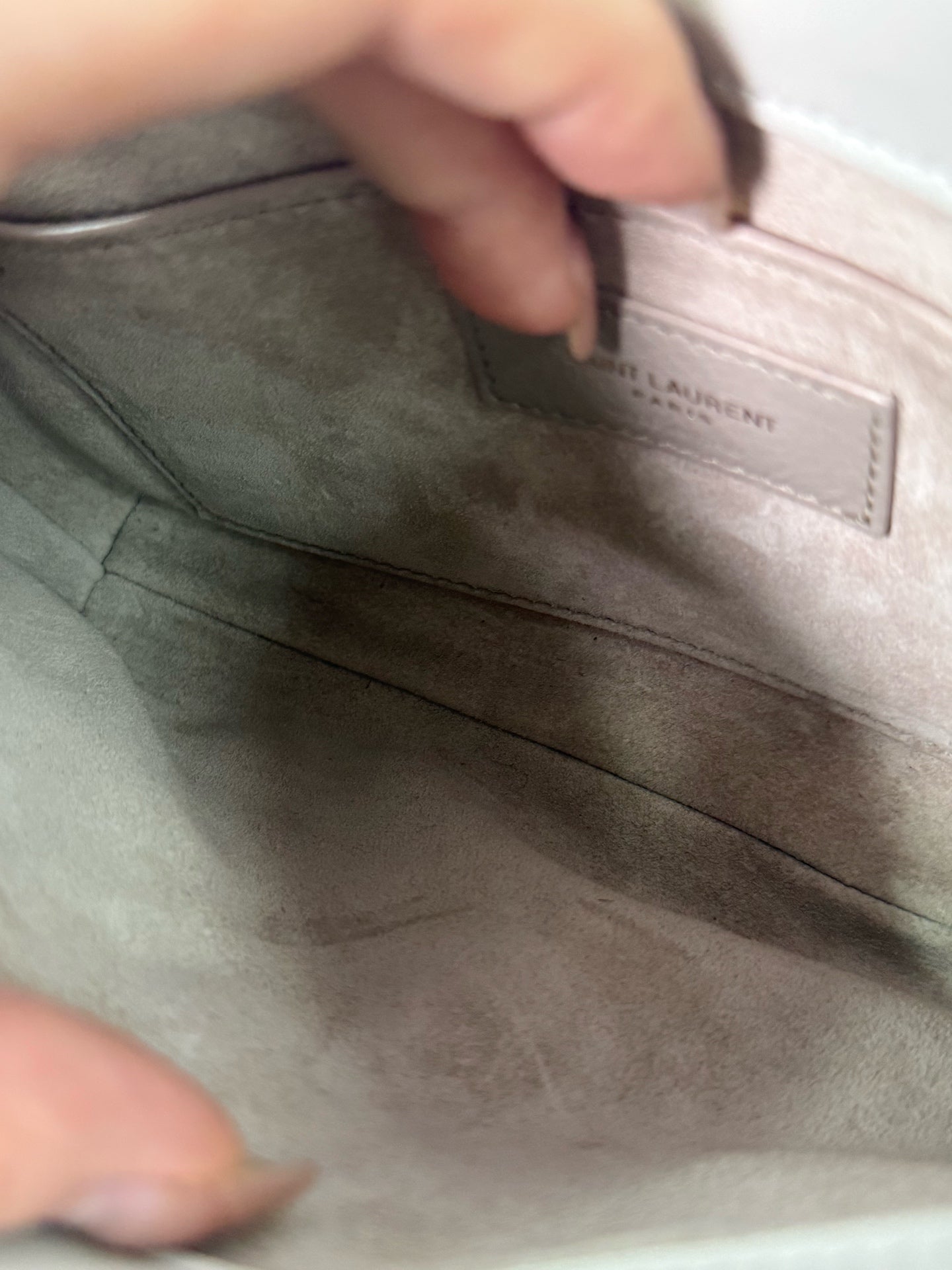 Saint Laurent - LE 5 à 7 - Leather - White - (medium)