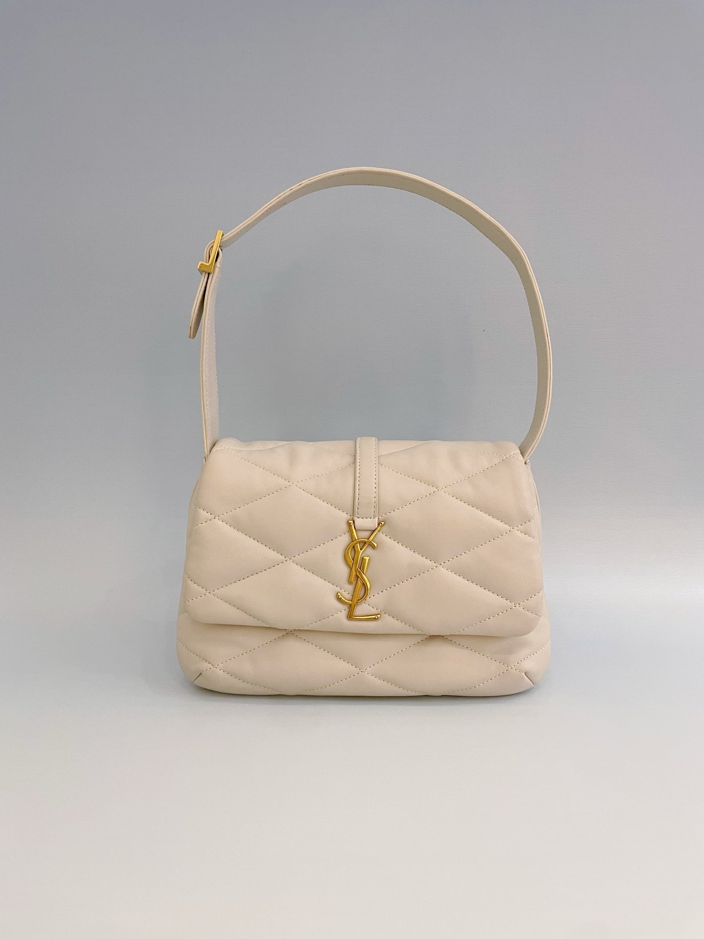 Saint Laurent - LE 5 A 7 - Leather - White - (small)