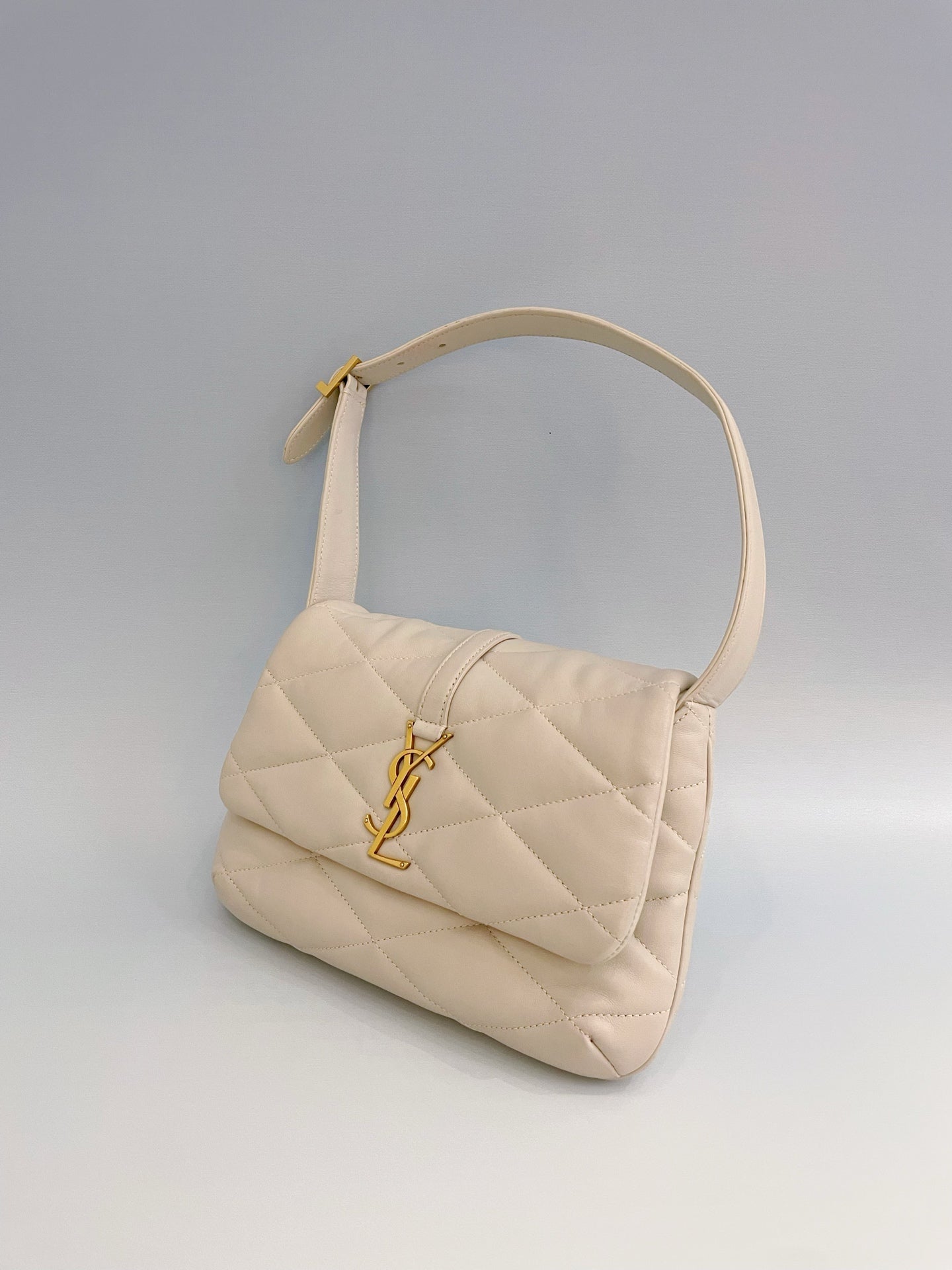 Saint Laurent - LE 5 A 7 - Leather - White - (small)