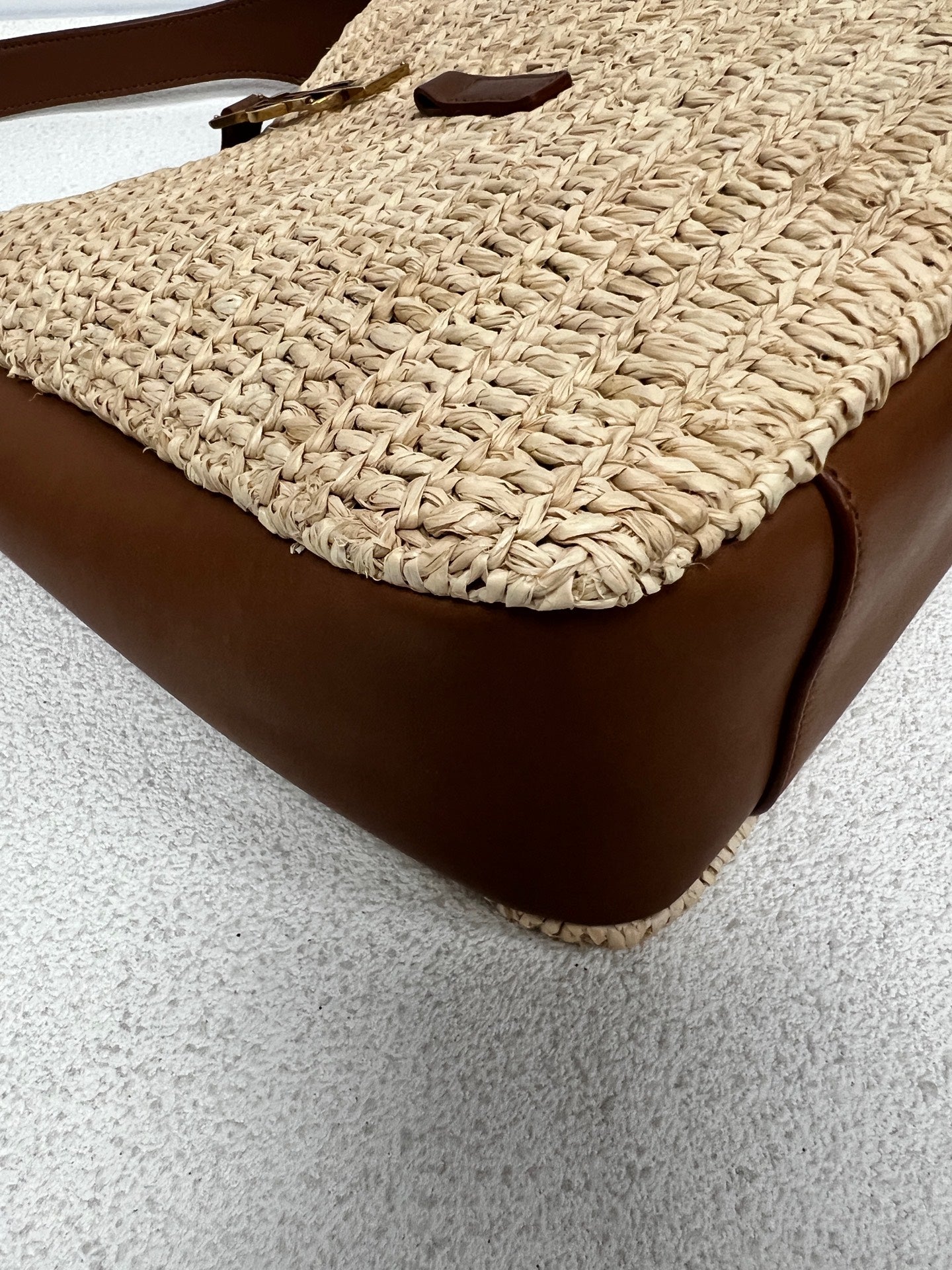Saint Laurent - Le 5 a 7 - Wicker - Brown - (small)
