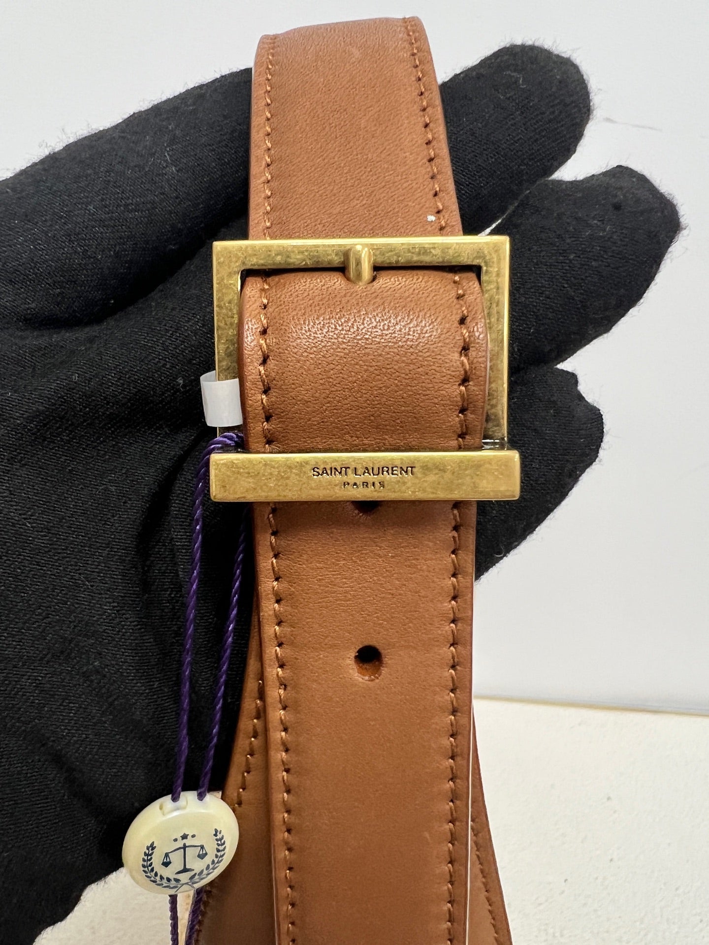 Saint Laurent - Le 5 a 7 - Wicker - Brown - (small)