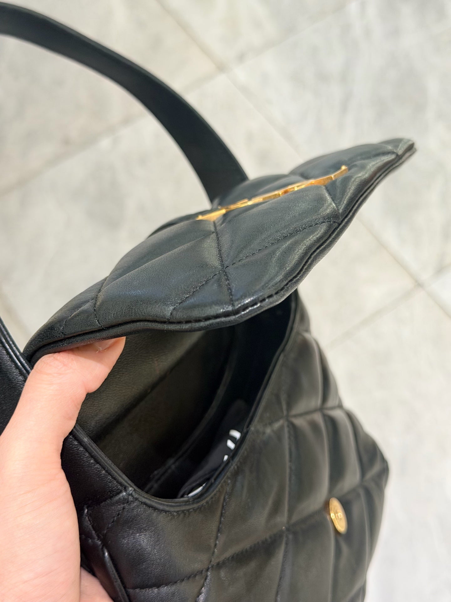 Saint Laurent - Le 57 - Leather - Black - (small)