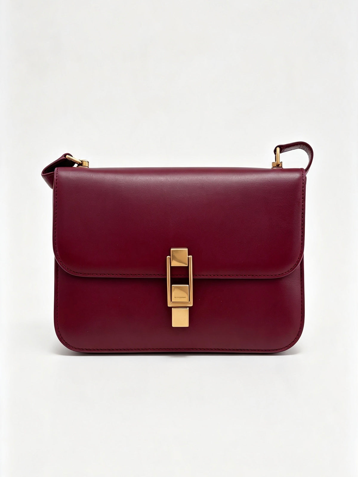 Saint Laurent - Le Carre - Leather - Burgundy