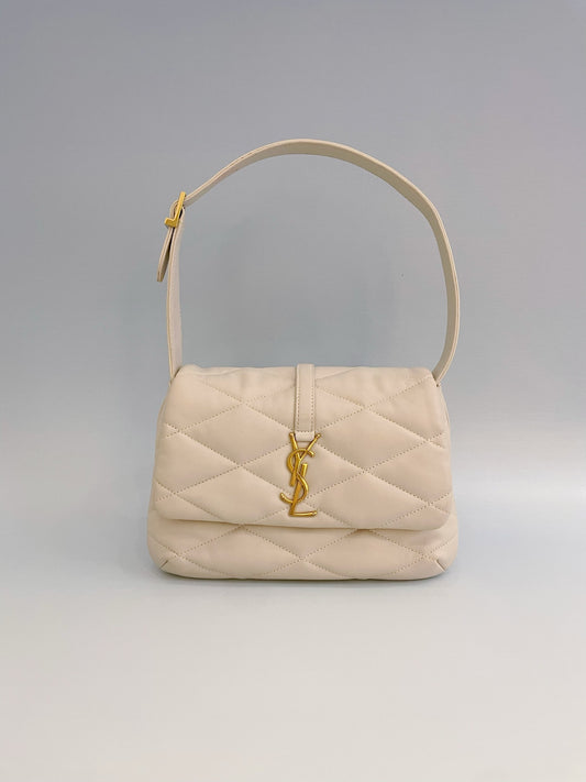 Saint Laurent - LE5A7 - Leather - White