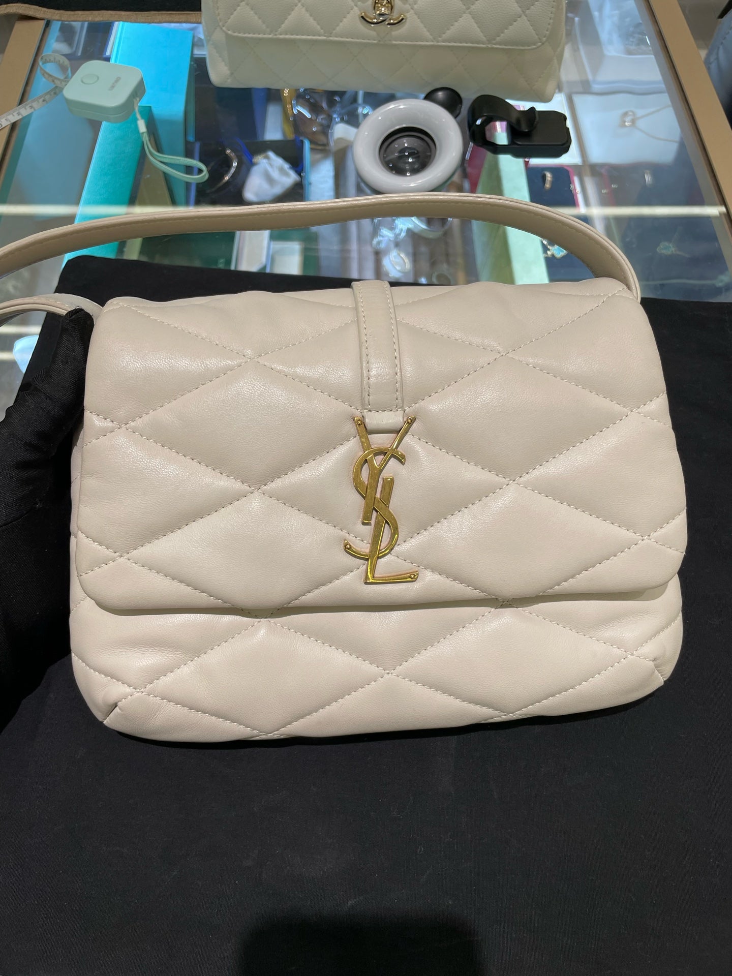 Saint Laurent - LE5A7 - Leather - White