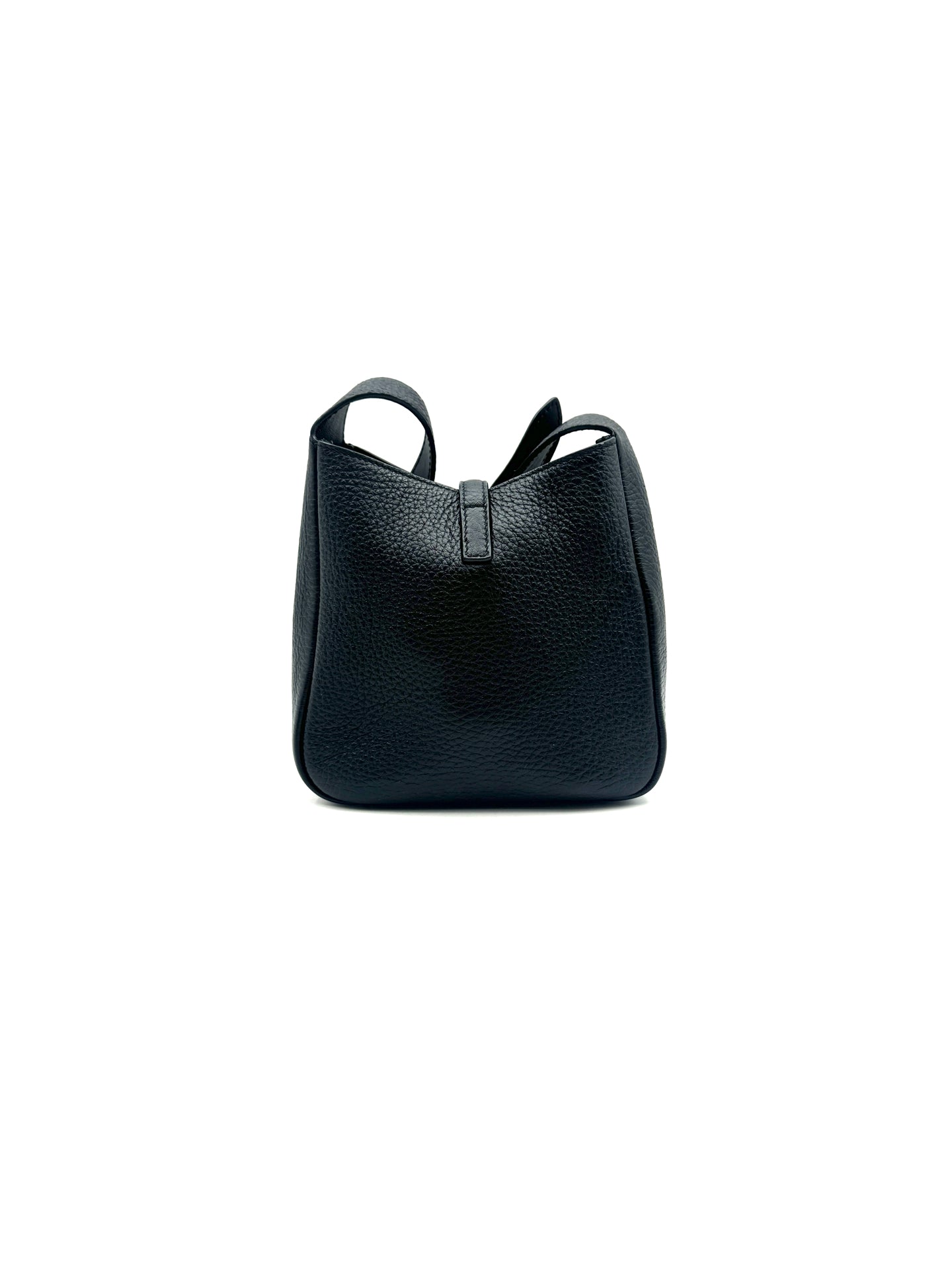 Saint Laurent - LE5À7 - Grained deerskin leather - Black - (mini)