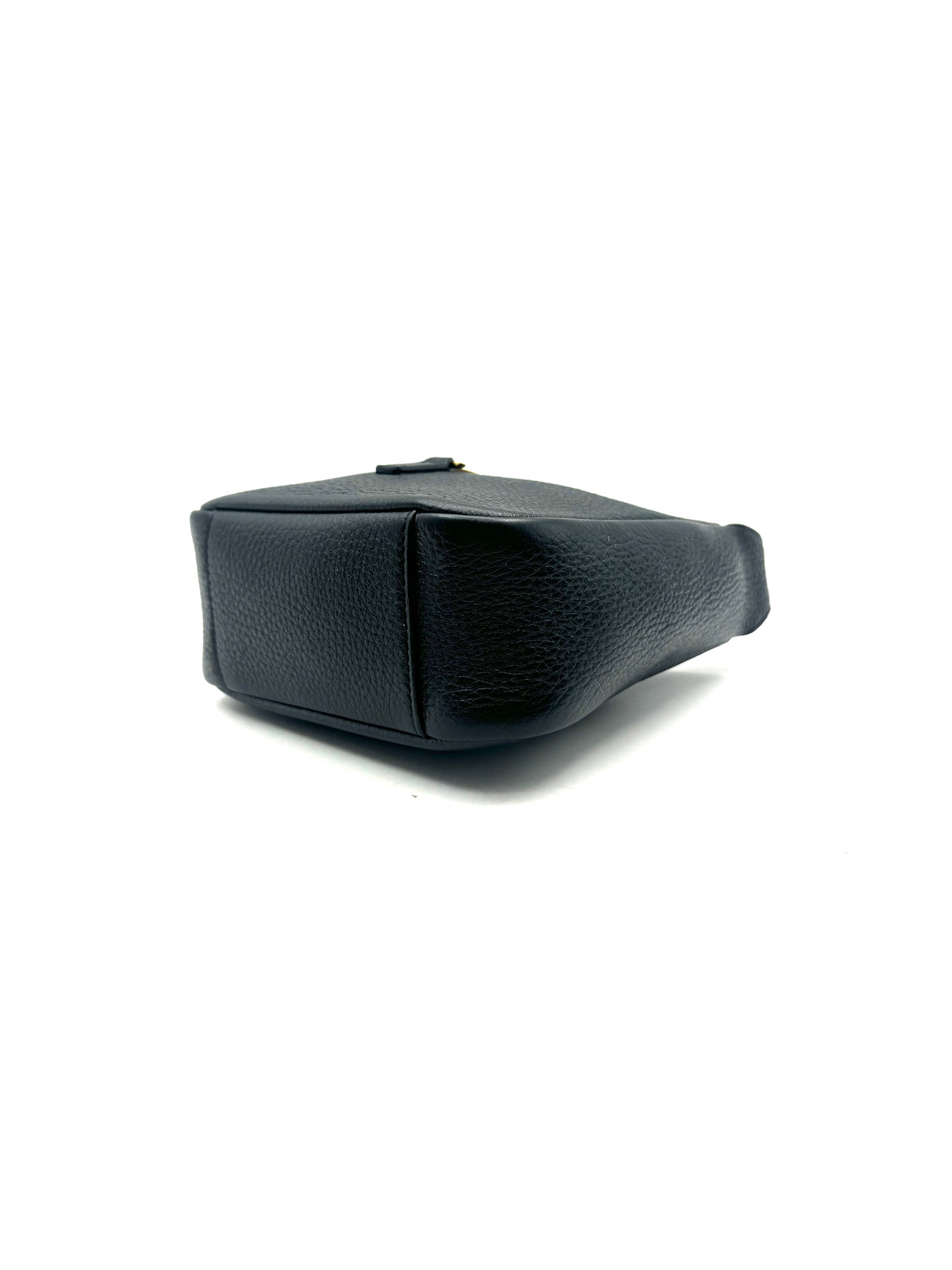Saint Laurent - LE5À7 - Grained deerskin leather - Black - (mini)