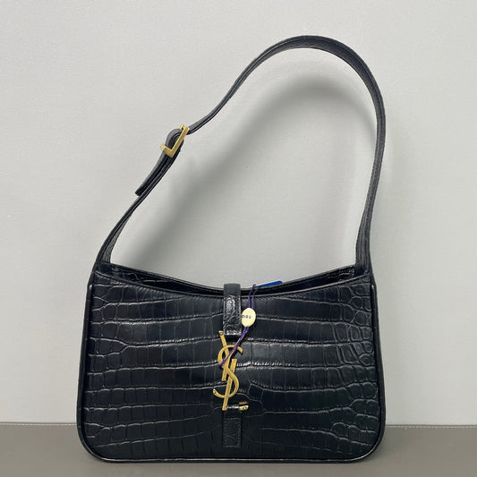 Saint Laurent - LE5A7 - Leather - Black - (small)