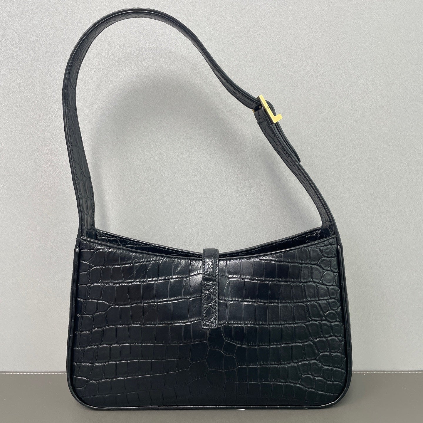 Saint Laurent - LE5A7 - Leather - Black - (small)