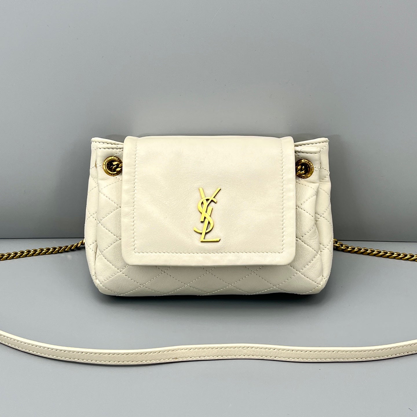 Saint Laurent - Lolita - Leather - White
