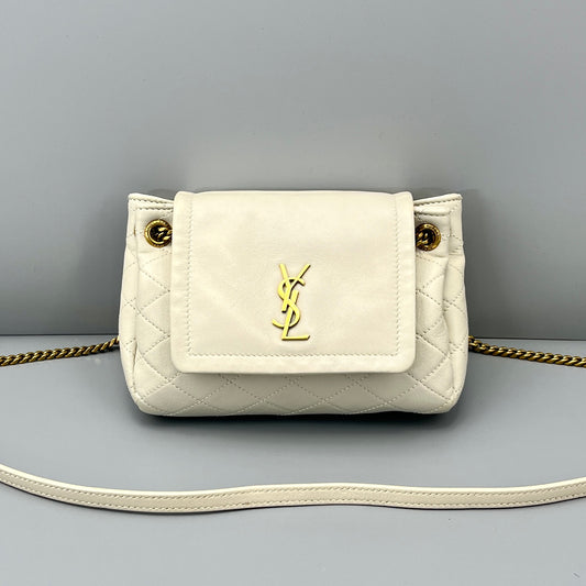 Saint Laurent - Lolita - Leather - White