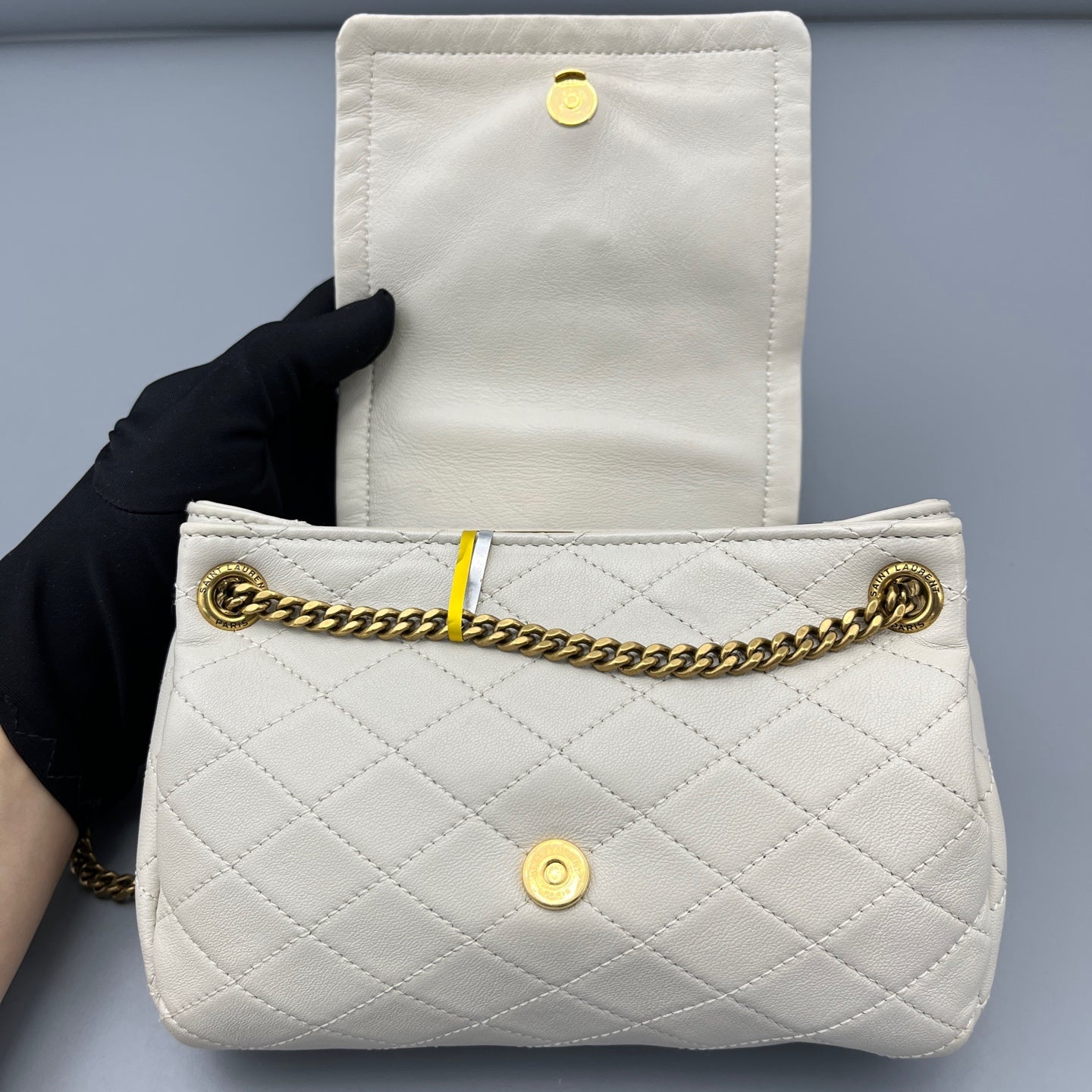 Saint Laurent - Lolita - Leather - White