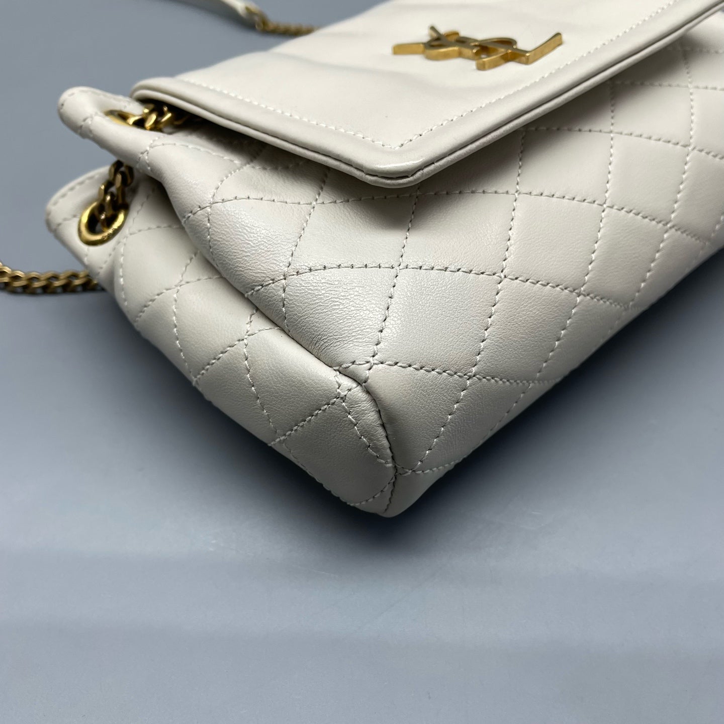 Saint Laurent - Lolita Chain Bag - Leather - White - (mini)