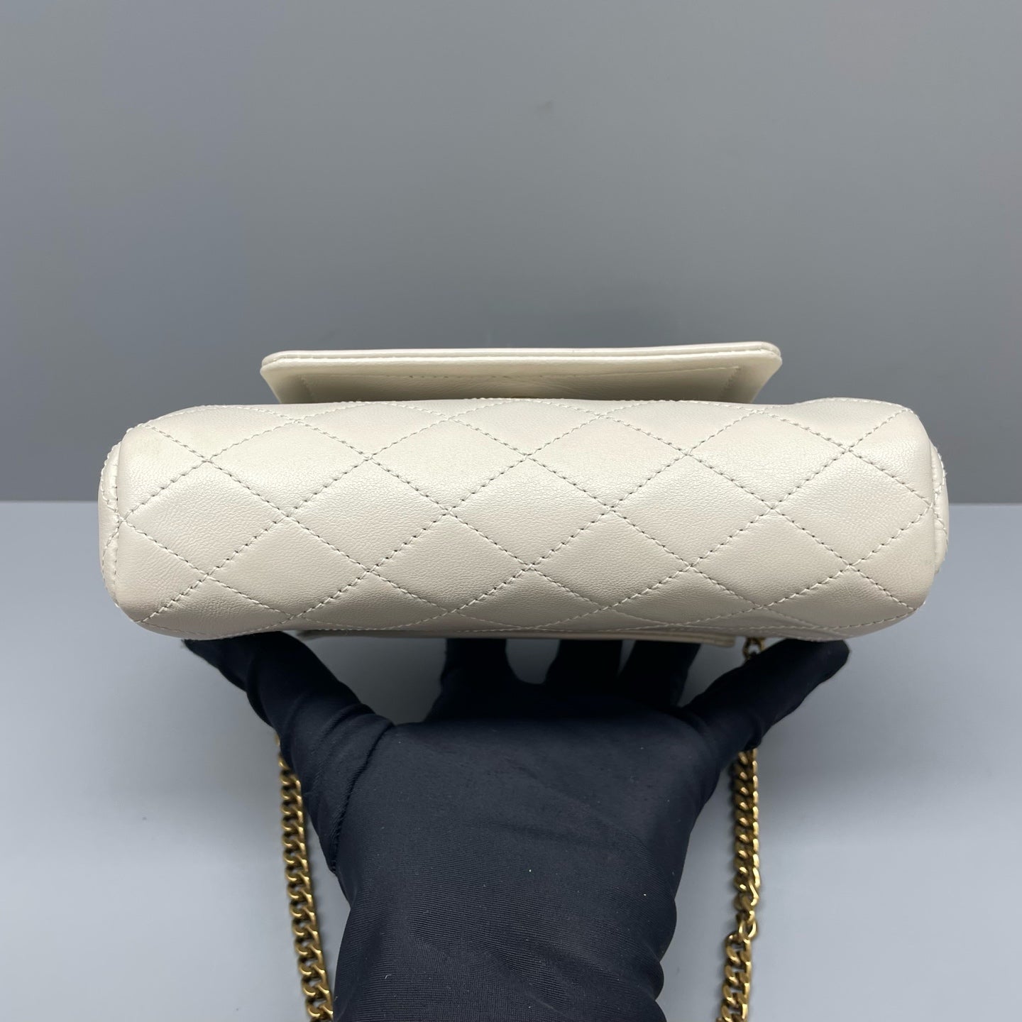 Saint Laurent - Lolita Chain Bag - Leather - White - (mini)