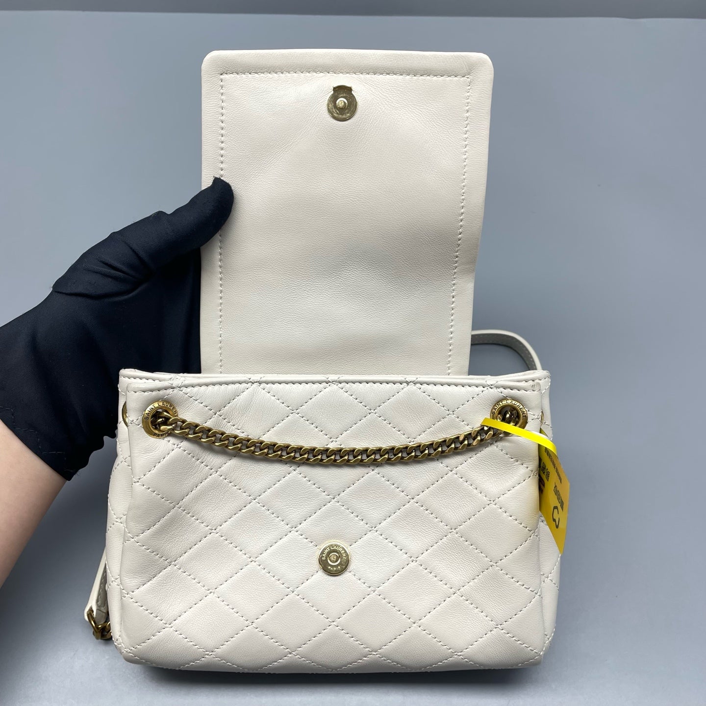 Saint Laurent - Lolita Chain Bag - Leather - White - (mini)