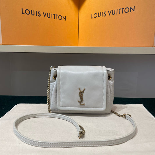 Saint Laurent - Lolita - Quilted lambskin leather - White - (mini)