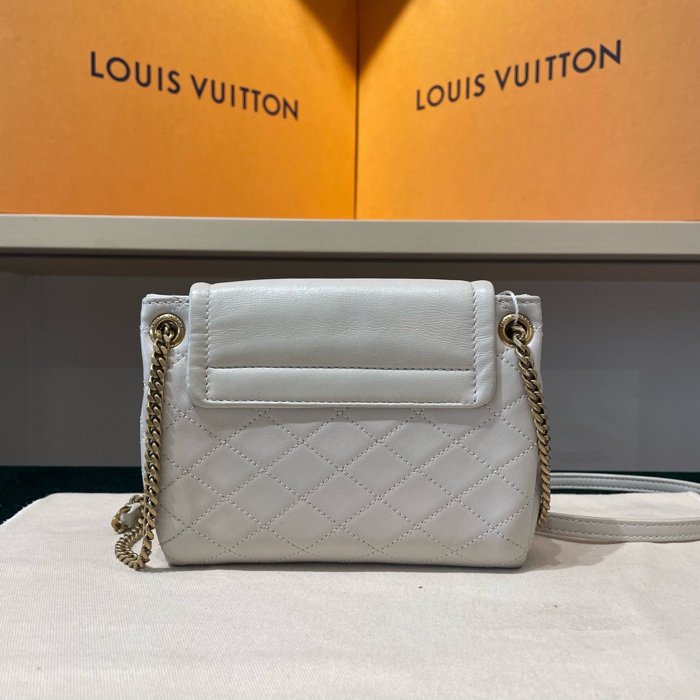 Saint Laurent - Lolita - Quilted lambskin leather - White - (mini)