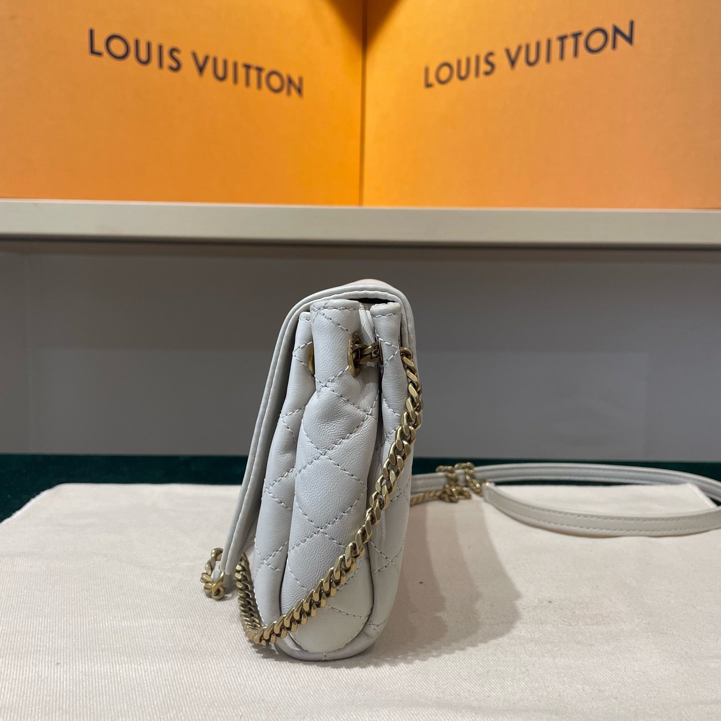 Saint Laurent - Lolita - Quilted lambskin leather - White - (mini)