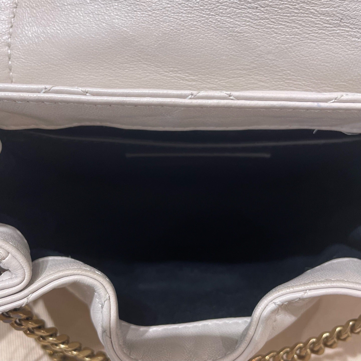 Saint Laurent - Lolita - Quilted lambskin leather - White - (mini)