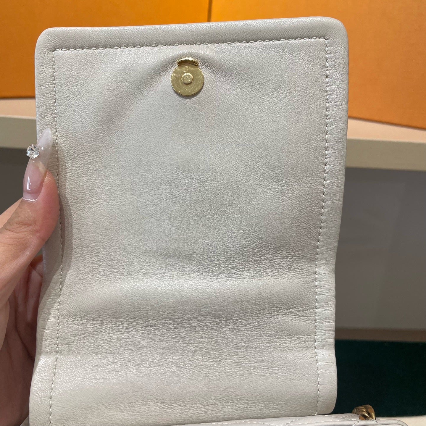 Saint Laurent - Lolita - Quilted lambskin leather - White - (mini)