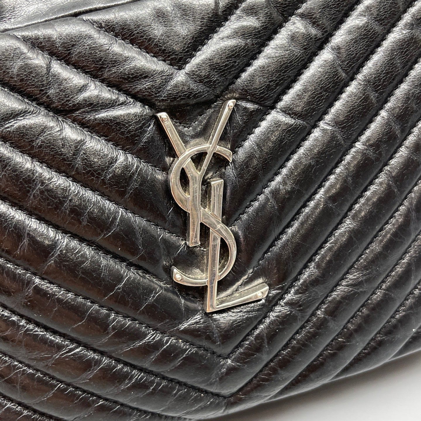 Saint Laurent - Lou Camera Bag - Leather - Black - (Small)