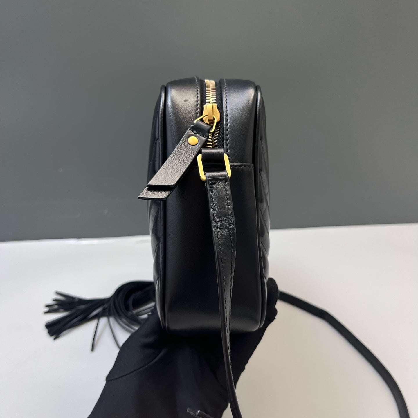 Saint Laurent - Lou Camera Bag - Leather - Black - (small)
