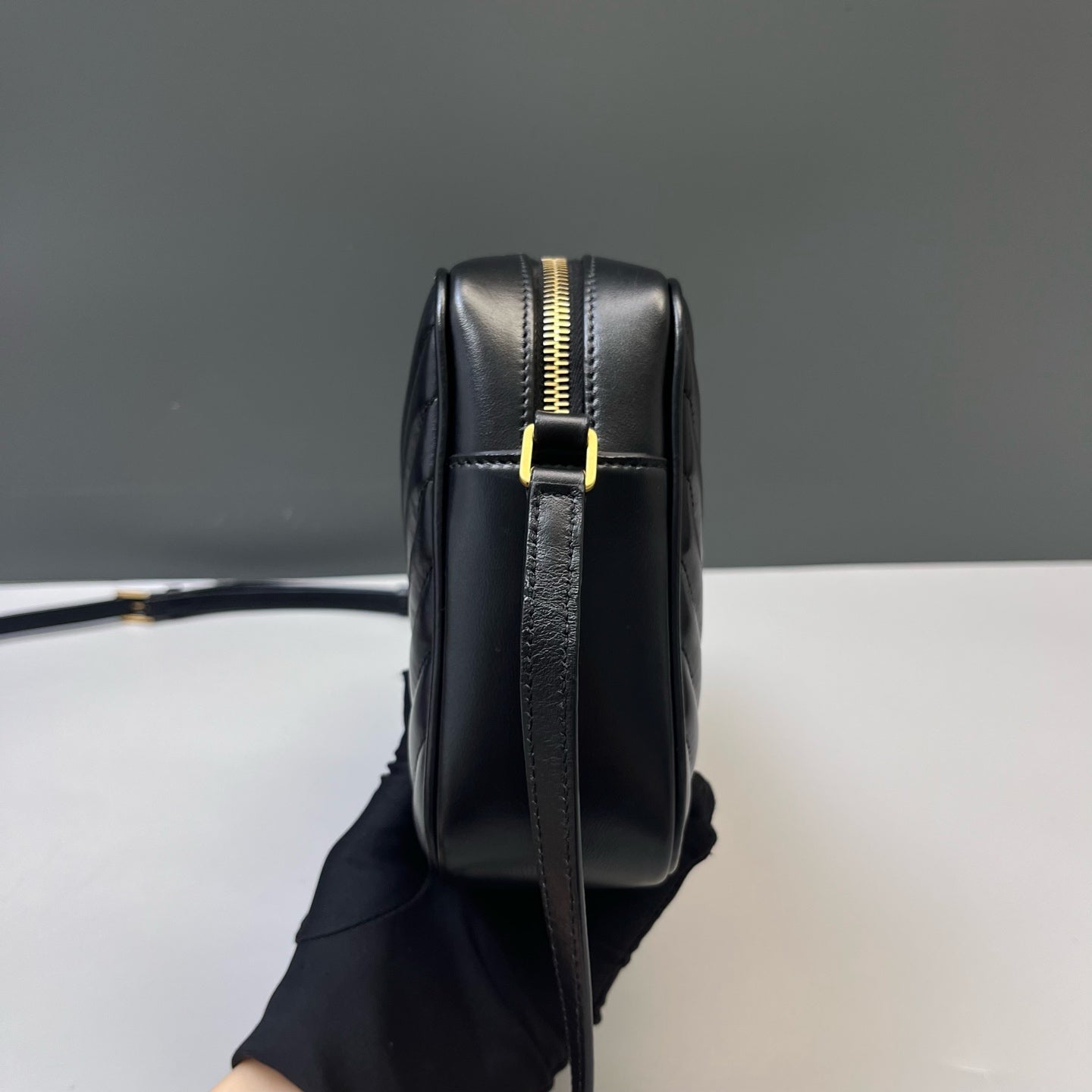 Saint Laurent - Lou Camera Bag - Leather - Black - (small)