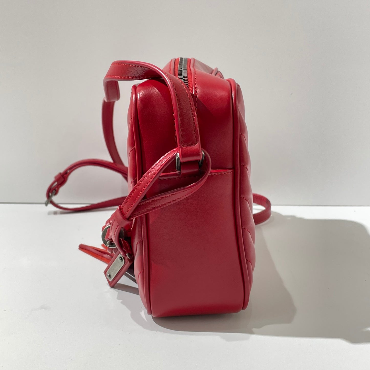 Saint Laurent - Lou Camera Bag - Leather - Red - (small)