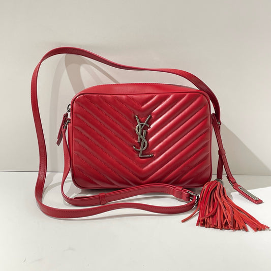 Saint Laurent - Lou Camera Bag - Leather - Red - (small)