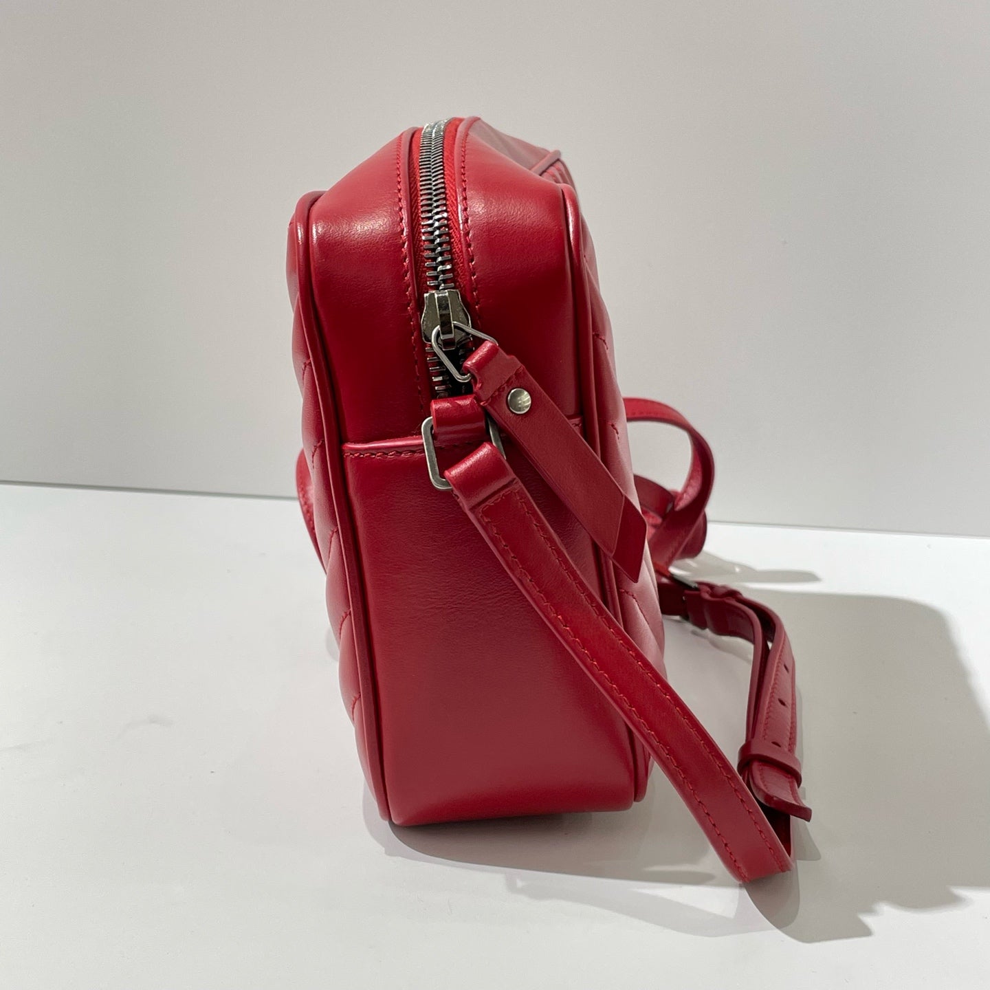 Saint Laurent - Lou Camera Bag - Leather - Red - (small)