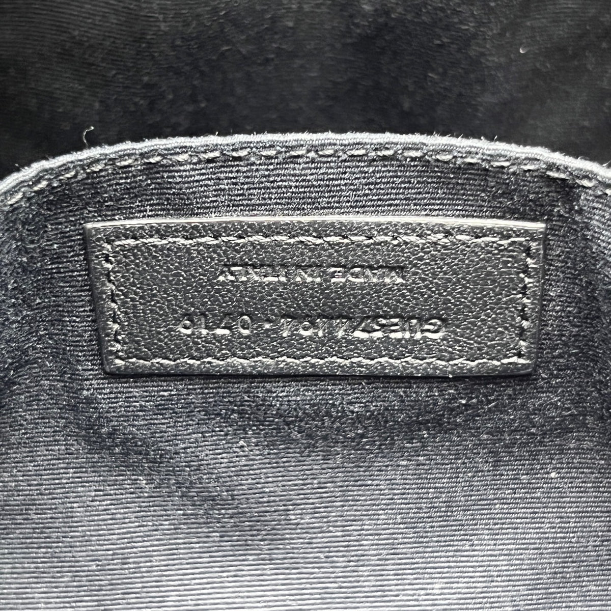 Saint Laurent - Lou Camera Bag with Tassel - Velvet - Black - (mini)