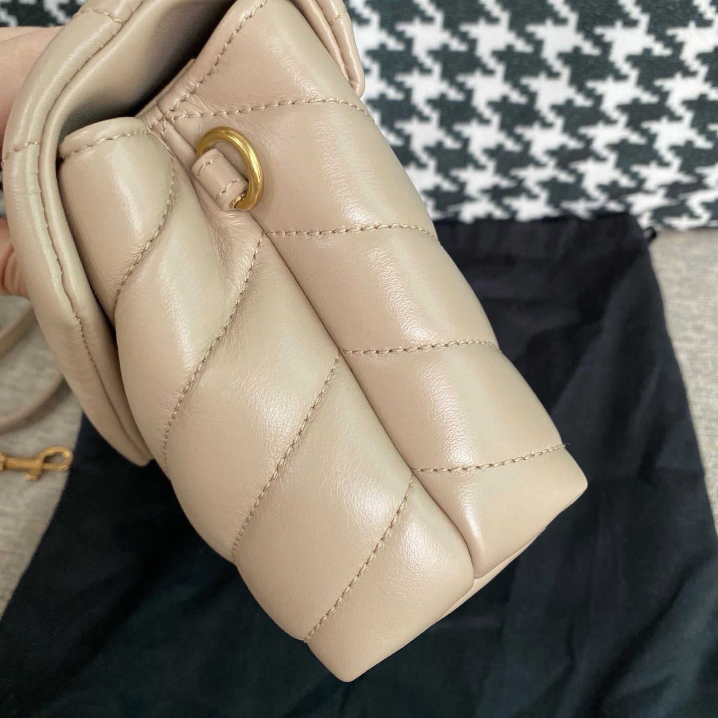 Saint Laurent - Loulou - Leather - Beige - (Small)