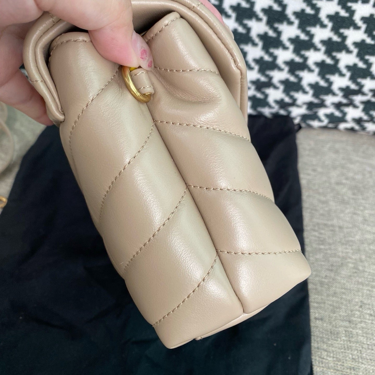 Saint Laurent - Loulou - Leather - Beige - (Small)