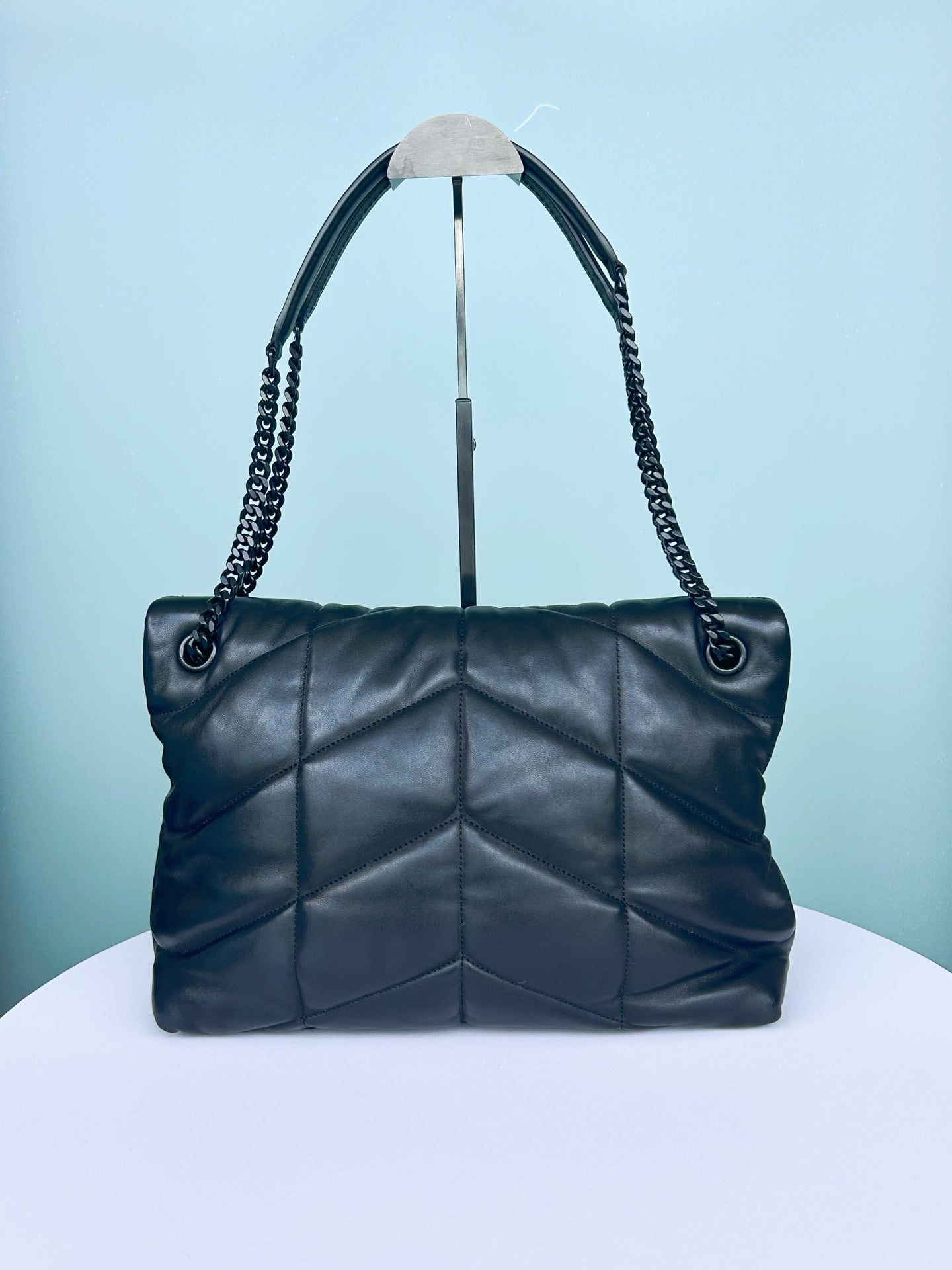 Saint Laurent - Loulou - Leather - Black - (large)